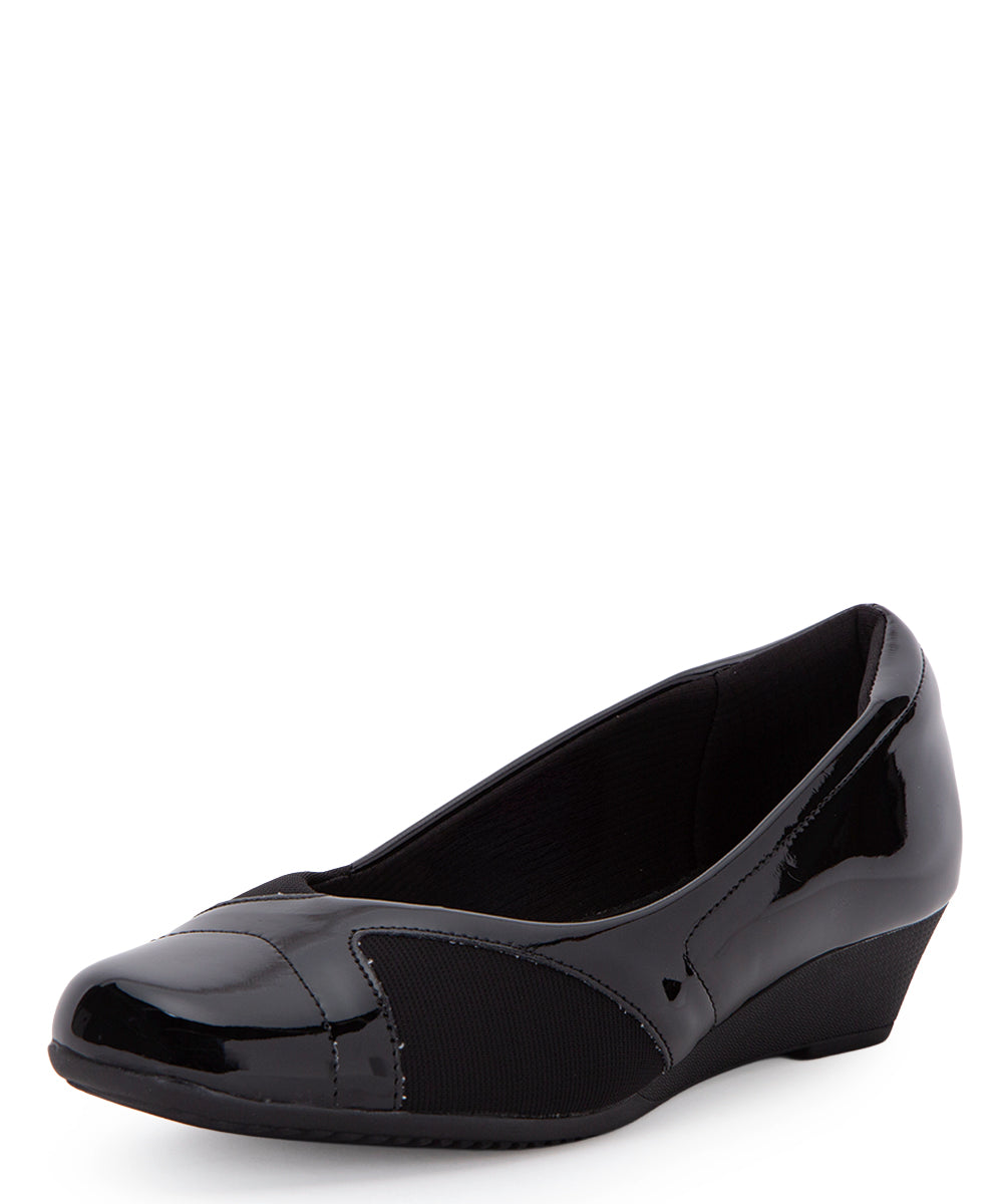 Zapato Terraplen Cuña, Ultra Confort BK